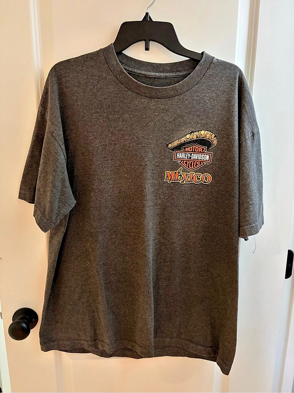 Harley Davidson Cozumel Mexico Men’s XL Skull Skeleton Biker Graphic Tee